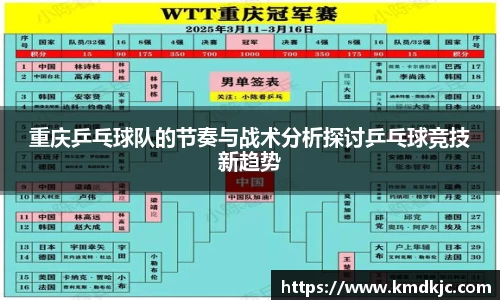 重庆乒乓球队的节奏与战术分析探讨乒乓球竞技新趋势